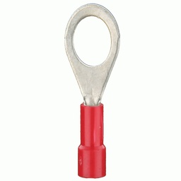 Red Vinyl Ring Terminal 8AWG 3/8"