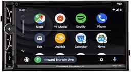 Power Acoustik 7" Double Din w/ DVD, Carplay, & Android Auto