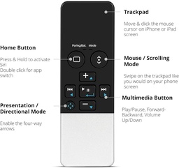 TNP Bluetooth Remote Control w/ Touchpad